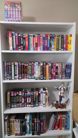 Retro anime vhs dvd lot