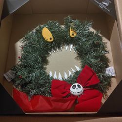 Nightmare Before Christmas Wreath Dept 56 NOS