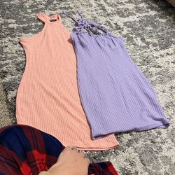 Pink And Purple Dress
