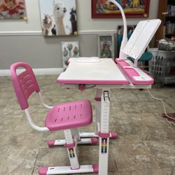 Kids Adjustable Desk And Chair 