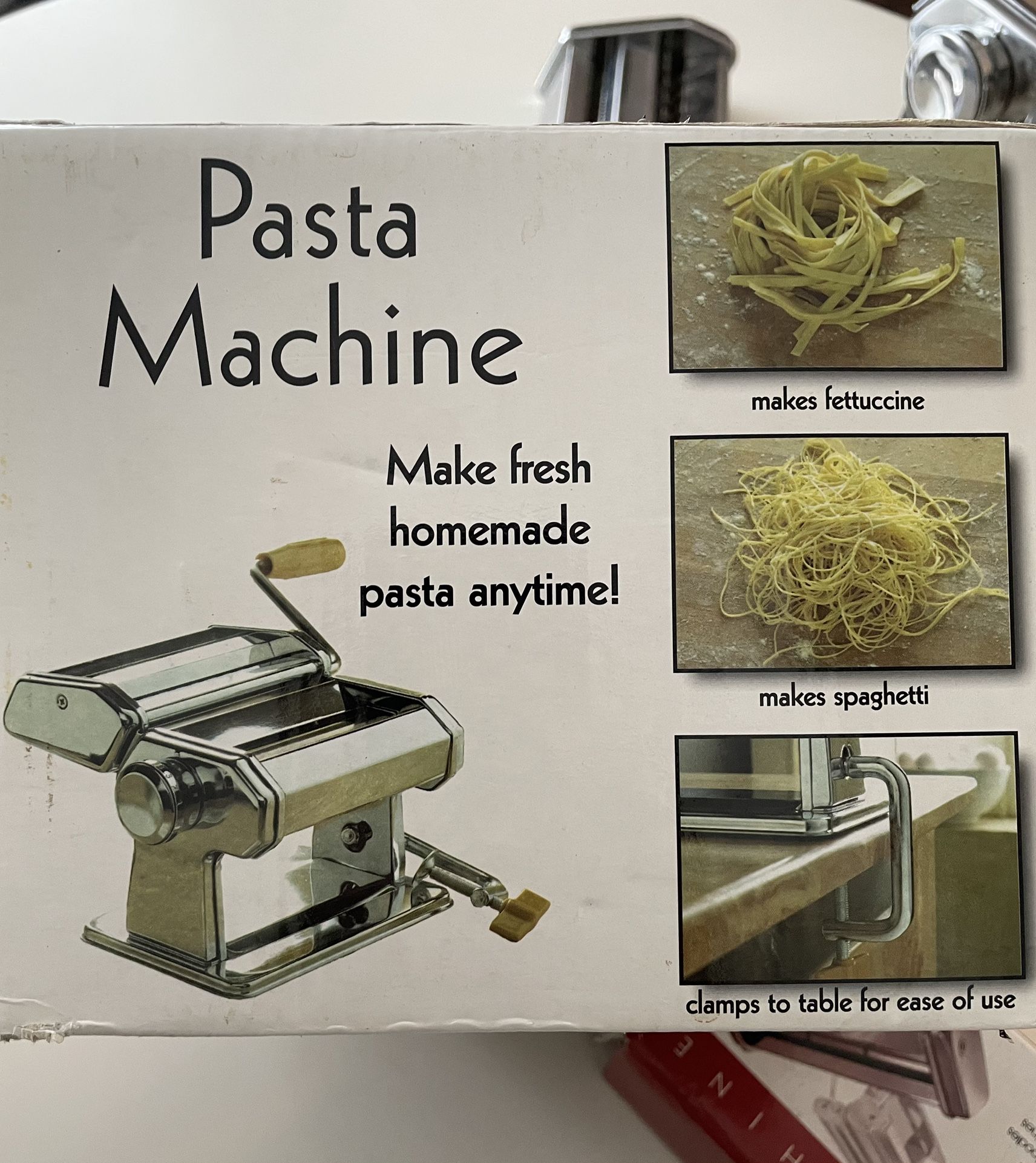 Pasta Machine w/ Unused Lasagna Attachment – Complete Set