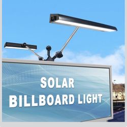 Solar Sign Lights Outdoor, 464 led 1200 Lumen Dual Solar Sign Light, 8000 mAh Billboard Lighting