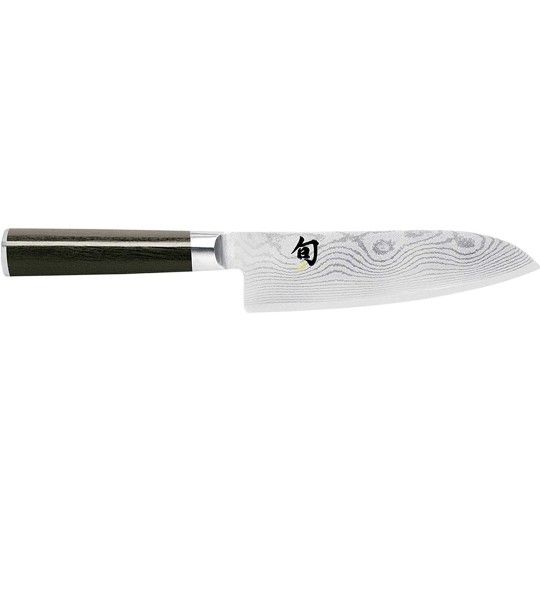 Shun 5.5 Inch Classic Santoku Knife Asian Inspired Knife for All Purpose Food Prep Chef's Knife Alternative Japanese Handmade Knife