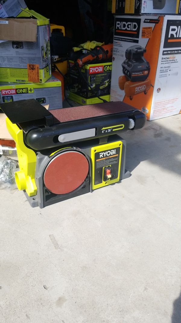 RYOBI 4 in x 36 in. Belt and 6 in. Disc Sander for Sale in Garden Grove