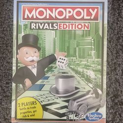 Monopoly Rivals Edition 2 Player Board Game