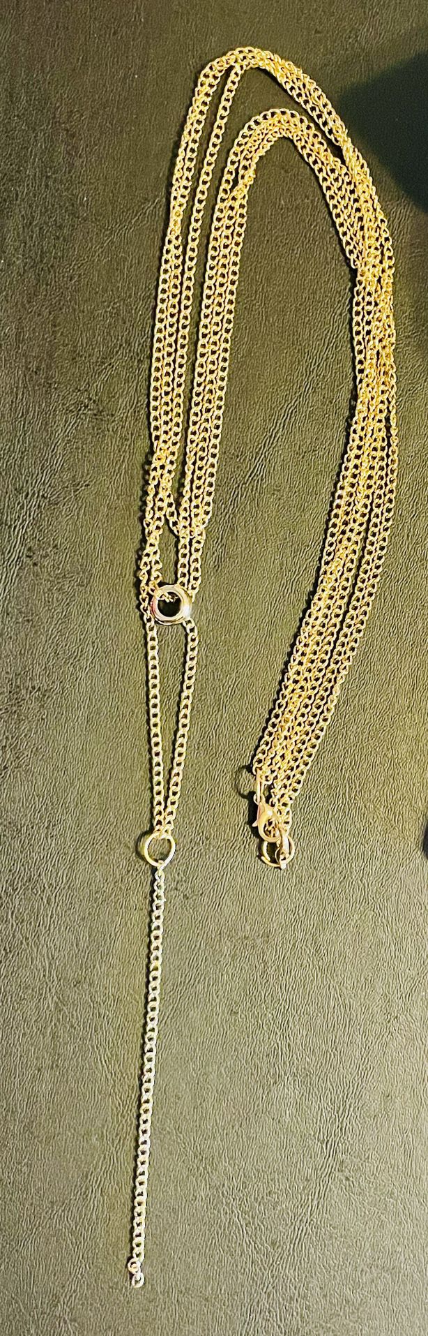 Multi strand Gold Tone Necklace 
