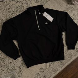 Alo black quarter zip