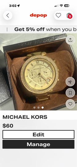 Michael kors gold watch