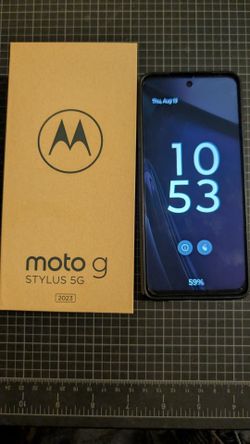 Unlocked Motorola G Stylus 5G 2023 with Box