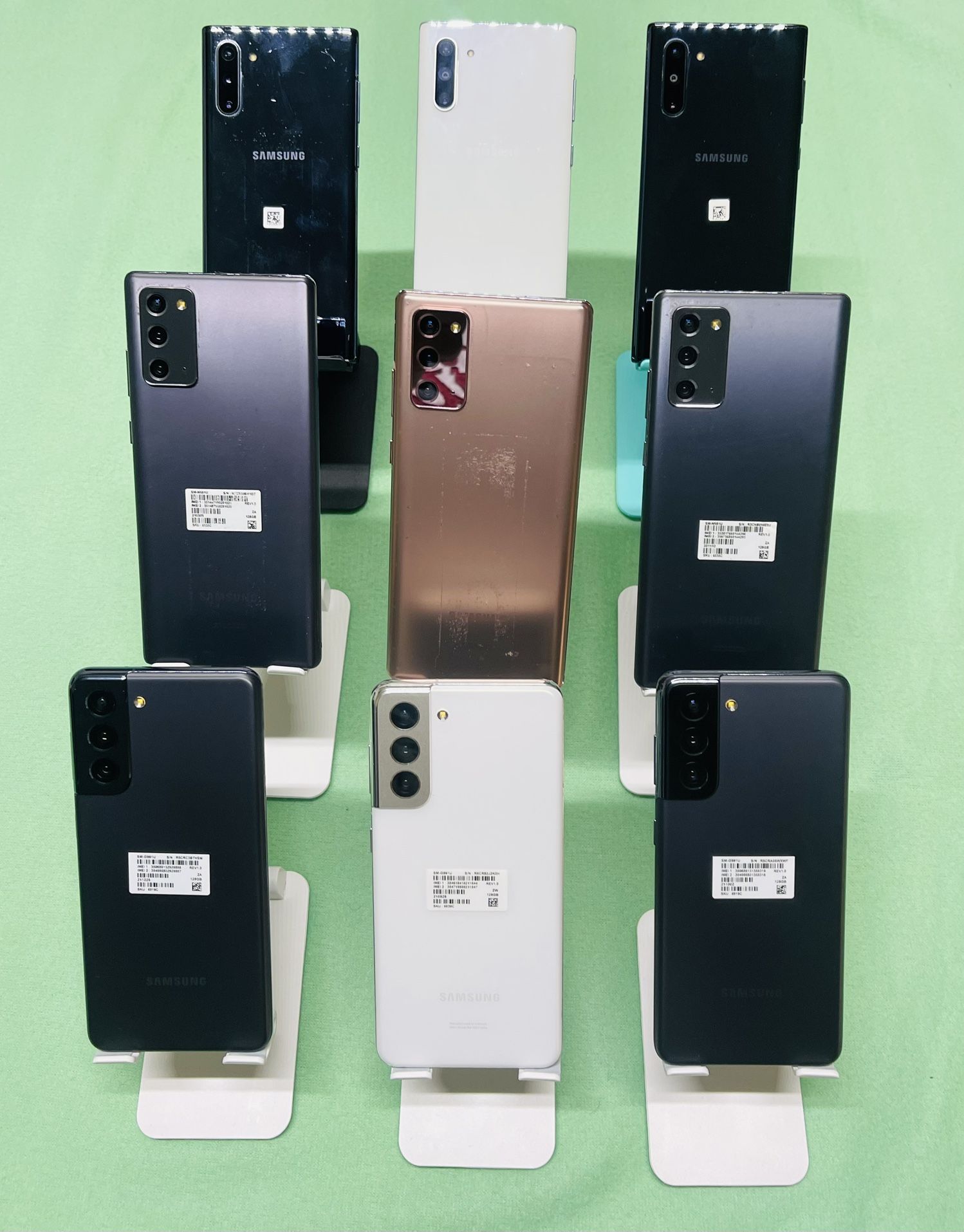 Different Samsung Galaxy All Unlocked 128 GB (Different prices)