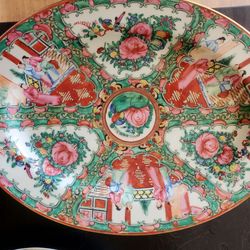 Antique Mid-century Japanese/Hong Kong Platter