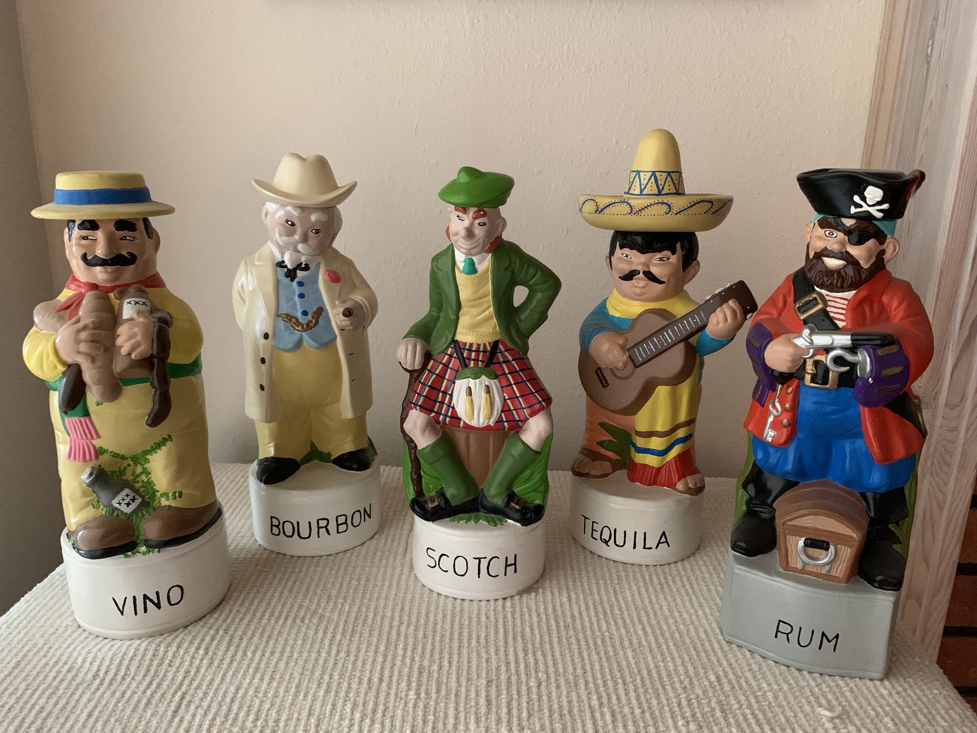 Vintage Liquor Decanters