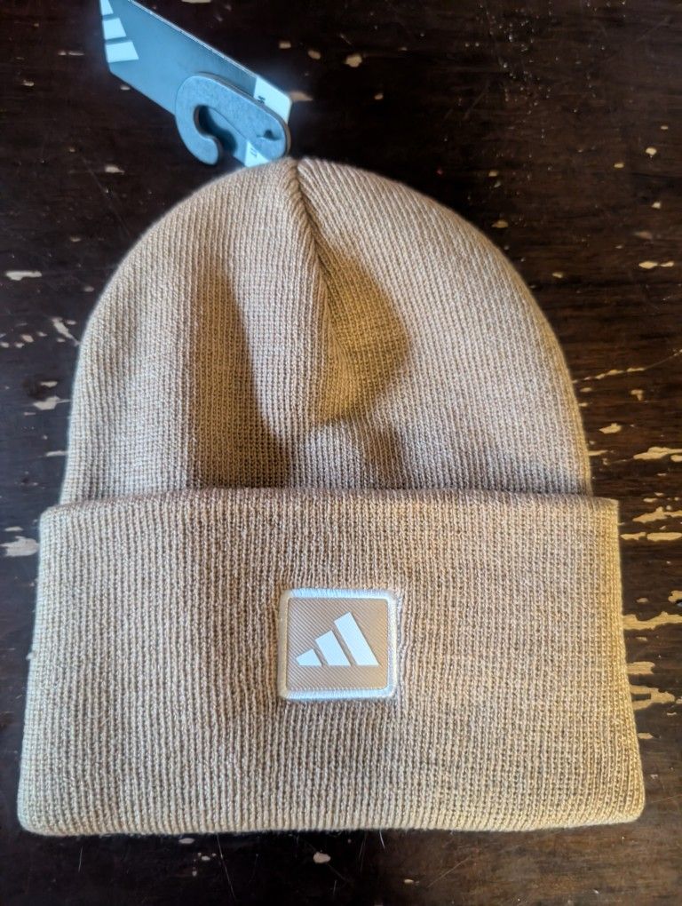Brown Unisex Adidas Beanie