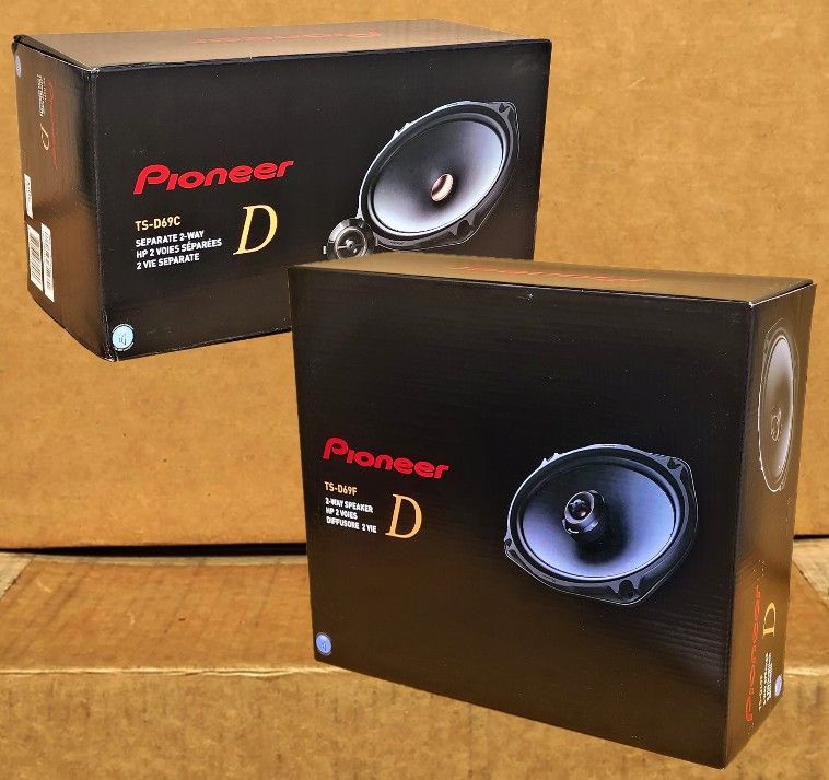 Pioneer D Series Car Speakers 6x9 Coaxial Component Speaker Sets