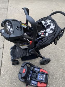 Britax Cow Print Travel System for Sale in Massillon, OH - OfferUp