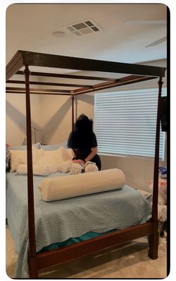 Antique wooden (mahogany) Bed Frame