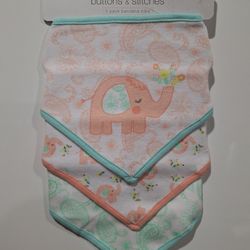 3 pack Bandana Bibs 