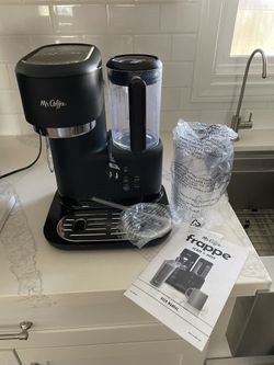 Mr. Coffee Frappe, 16 oz Iced & Hot Coffee Maker, Very Clean, only used filtered water, includes 1 cup, Works Perfect.