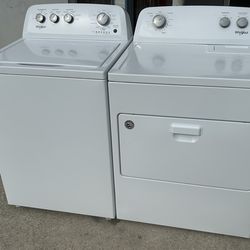 Whirlpool washer and electric dryer