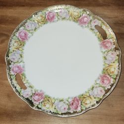 Antique Limoges Cake Plate 