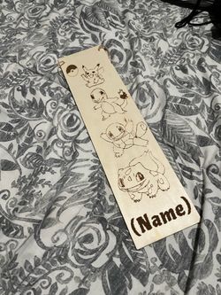 Custom Pokémon Pyrogrphy (wood Burning)