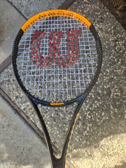 Wilson burn  tennis Racket