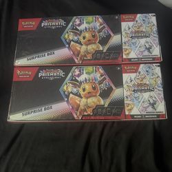 Pokemon Prismatic Evolutions booster bundle.