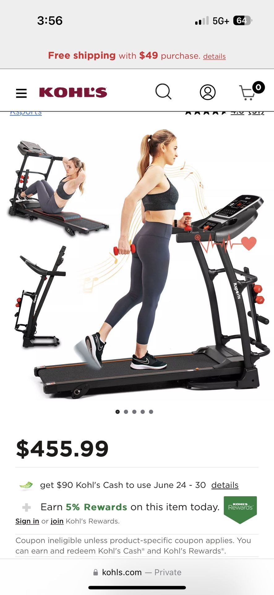 Kohls Treadmill