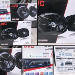 JVC KD-SX25BT Digital Media Receiver With Bluetooth W/SPEAKERS New Todo Nuevo