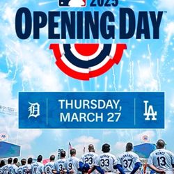 Dodgers Opening Day - Field Level 