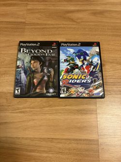 Beyond Good And Evil And Sonic Riders PlayStation 2