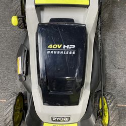 Ryobi 40 HP Brushless 20” Cordless Battery Walk Behind Push Lawn Mower