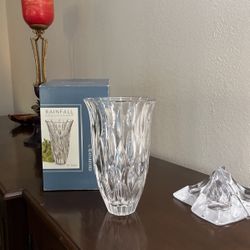 Vase Marquis, Waterford, Crystal Vase, Rainfall Collection