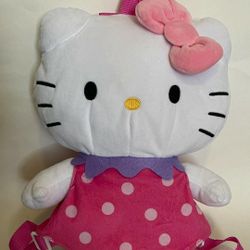 Hello Kitty Plush Backpack