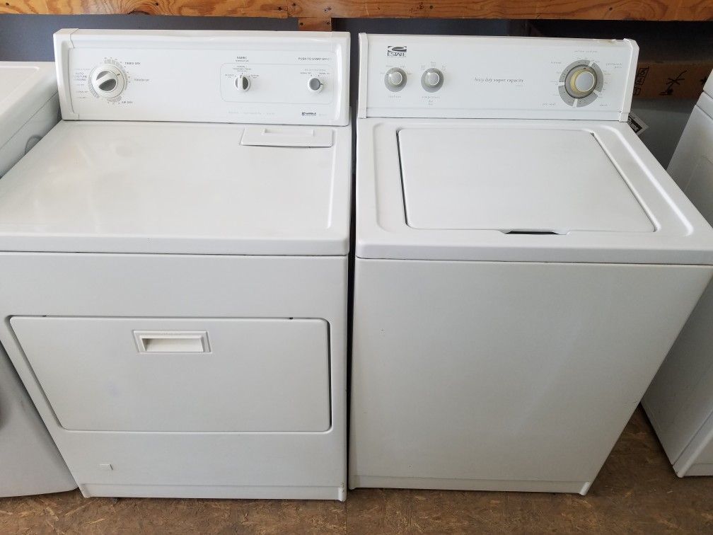 Washer and Gas Dryer