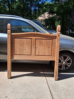 Pier One Armoire and Headboard