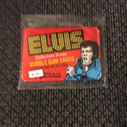 Elvis Bubble Gum And Card Pack
