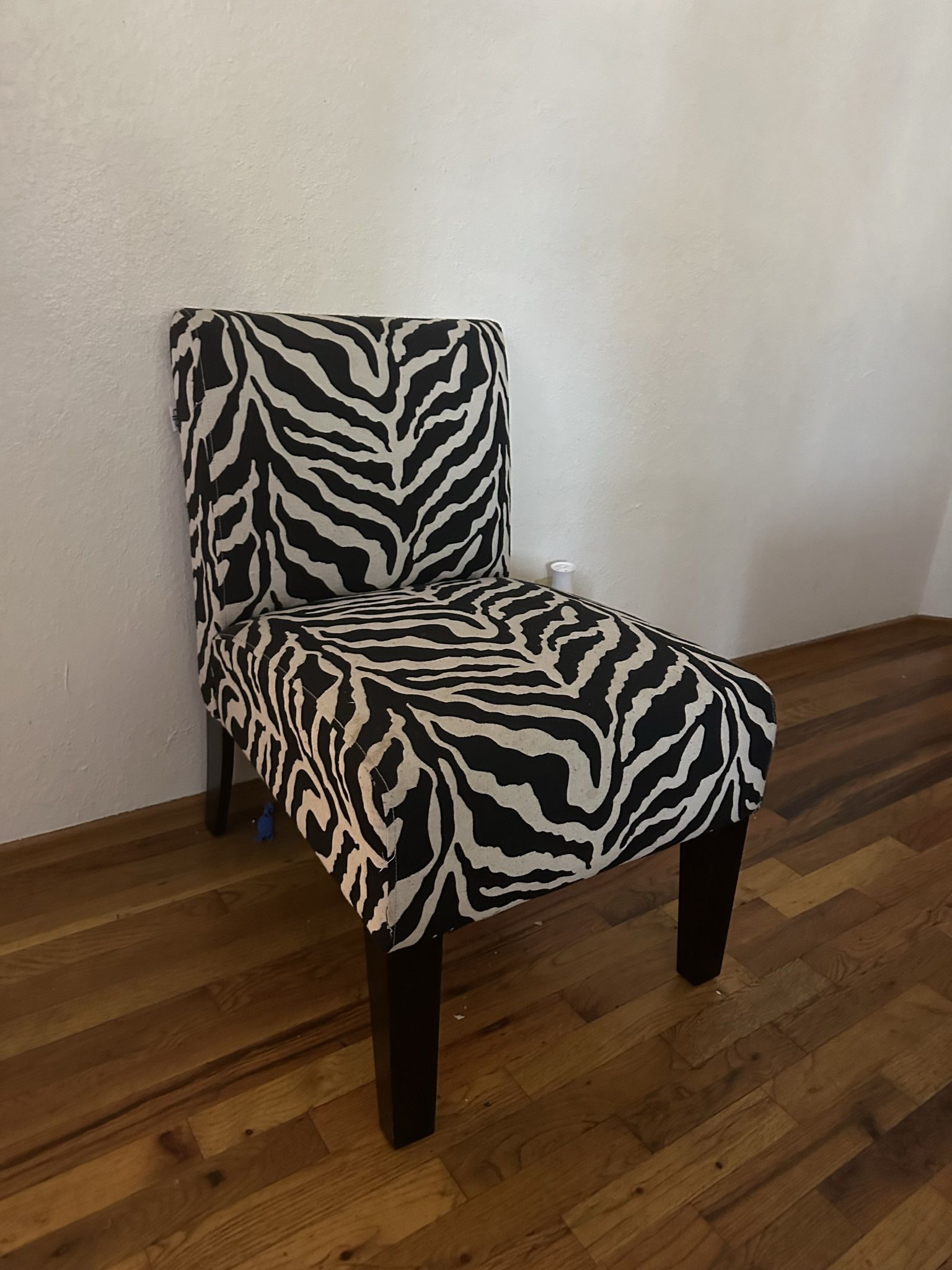 zebra Chair An Ottoman