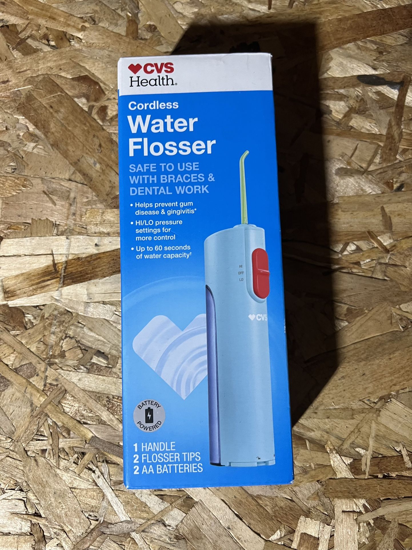 CVS Health Cordless Water Flosser 2 Tips-ORIGINAL-BRAND NEW-NRFB