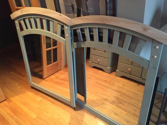 One (1) twin bed mirrored headboard...only one left!!!