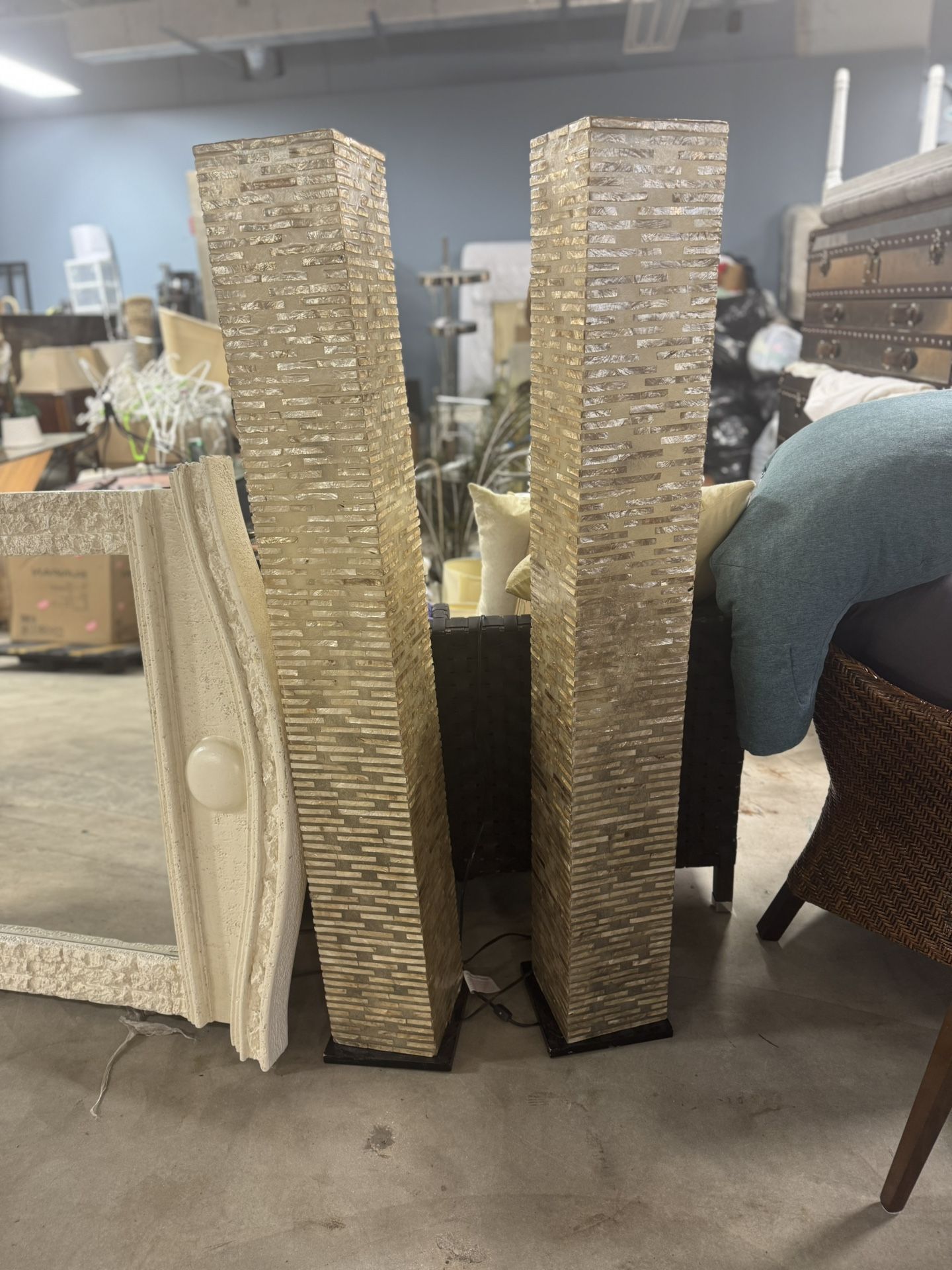 Beautiful Gold Tall Floor Lamps