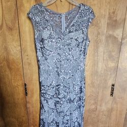 Sequin fancy full length dress/gown