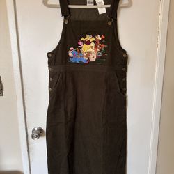 Vintage Corduroy Winnie The Pooh Dress