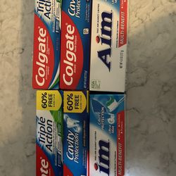 Toothpaste and Mouthwash! 