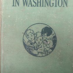Antique Book, bobbsy TwinsTwins In Washington