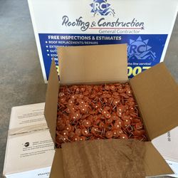 FICHAS/PLASTIC CAP ROOFING NAILS 1 INCH