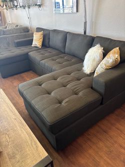 Black sectional