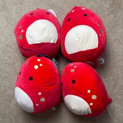 dolan squishmallow lot of 4 plushies