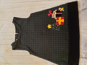 3T Blue/Green Holiday Dress