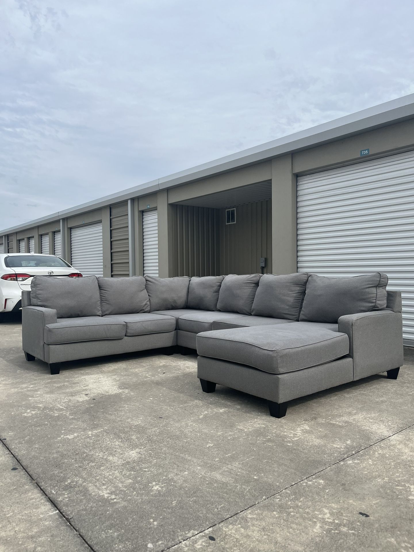 Gray Sectional Couch